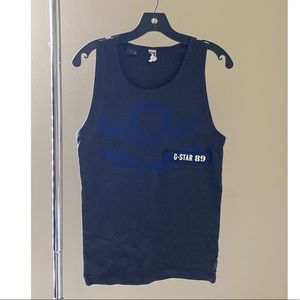 G-star Raw grey slim tank top.